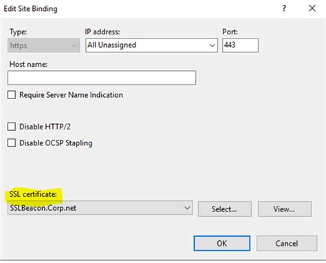 iis certificate mapping example